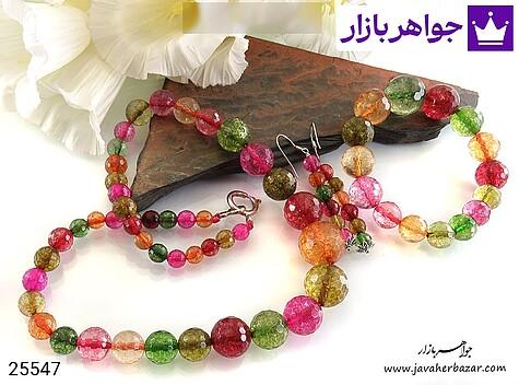 سرویس جید درشت و رنگارنگ