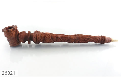 پیپ چوب طرح باستانی کلاسیک قلم هنر دست دست ساز - 26321