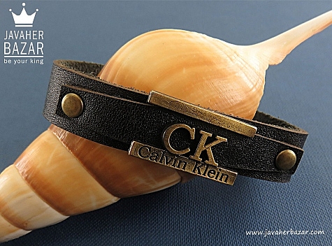 دستبند چرم طبیعی Calvin Klein - 29620
