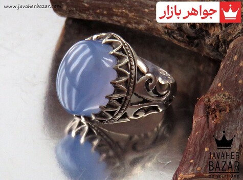 انگشتر نقره عقیق یمنی درشت سلطنتی مردانه - 31249