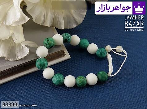 دستبند جید و انیکس زنانه دستبند جید و انیکس زیبا زنانه - 33390