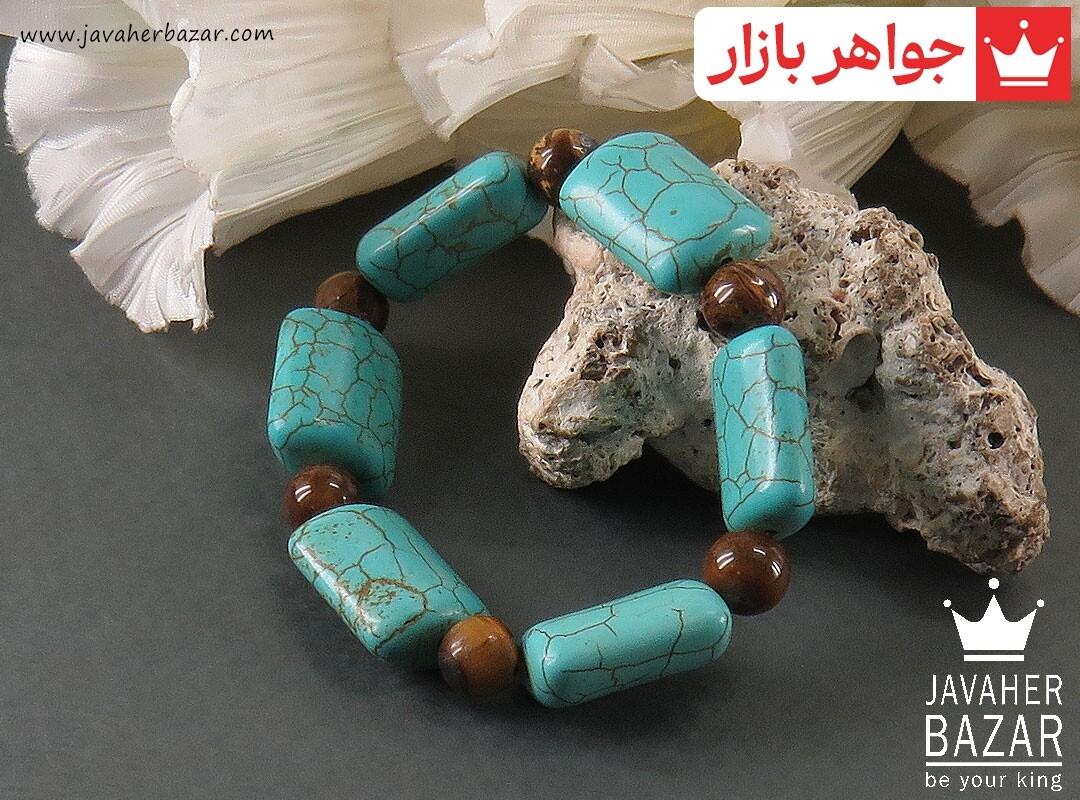 تصویر عکس خرید ، قیمت و خواص دستبند فیروزه زنانه اصل
