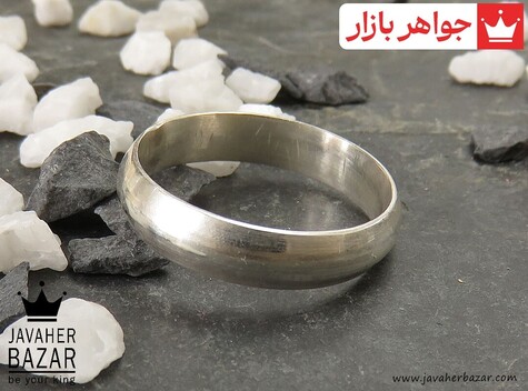 انگشتر نقره رینگی زنانه دست ساز - 40389