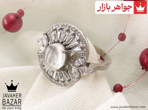 انگشتر نقره در نجف طرح تابان زنانه - 41189