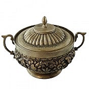 تندیس نقره قندان طرح قدیمی و کم نظیر