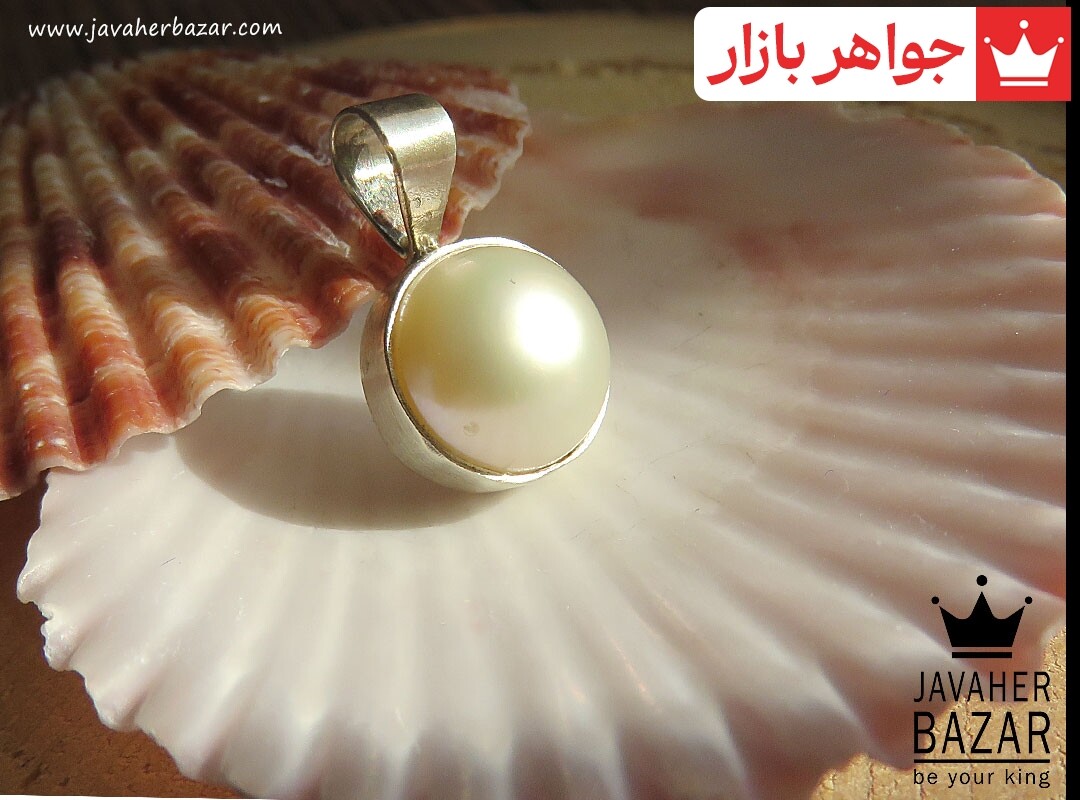 پلاک نقره مروارید