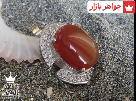 مدال نقره عقیق یمن باشکوه - 43858
