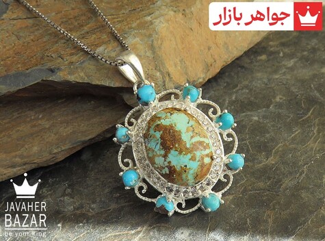 مدال نقره فیروزه نیشابوری طرح نازخاتون - 46609