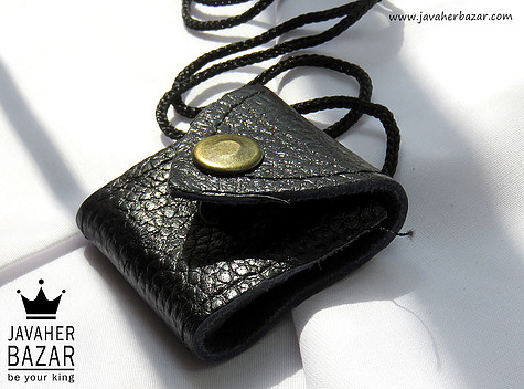 کیف چرم مصنوعی به همراه حرز امام جواد روی پوست بز - 52399