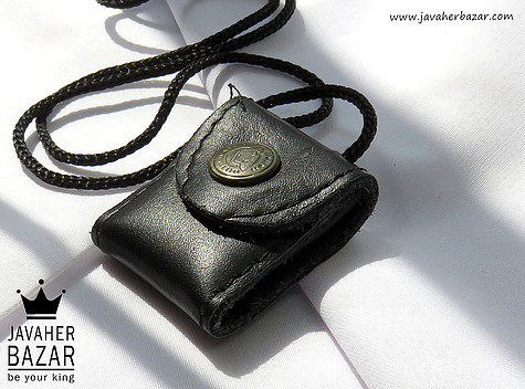 کیف چرم مصنوعی به همراه حرز امام جواد روی پوست بز - 52401