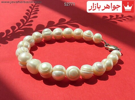 دستبند سنگی مروارید جذاب زنانه - 52771