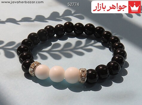 دستبند سنگی انیکس طرح غزل زنانه - 52774