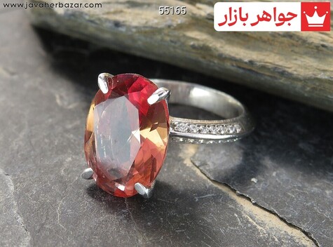 انگشتر نقره الکساندریت زولتنایت طرح ترنم زنانه - 55165