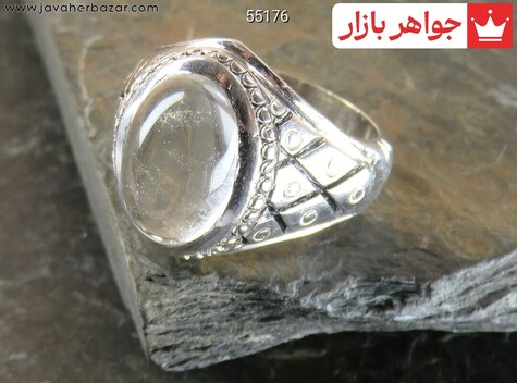 انگشتر نقره در نجف طرح سنتی مردانه - 55176