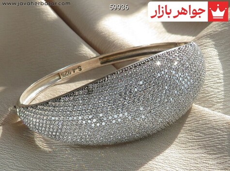 دستبند نقره النگویی زنانه - 59936