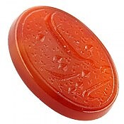 نگین تک عقیق سرخ یا زینب
