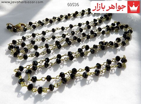 دستبند یا پابند مشکی زنانه دست ساز - 60536