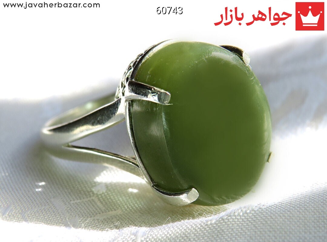 تصویر عکس خرید ، قیمت و خواص انگشتر یشم یمن زنانه اصل