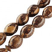 تسبیح چوب 33 دانه دارچین خوش نقش