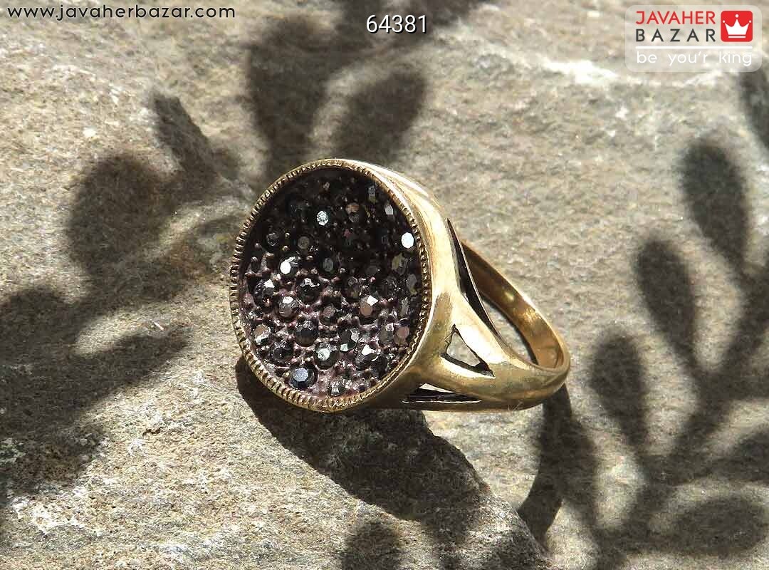 انگشتر مس برنج طلا روس جذاب سایز 55 زنانه