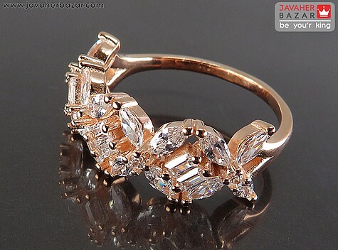 انگشتر نقره زیبا ظریف زنانه - 65543