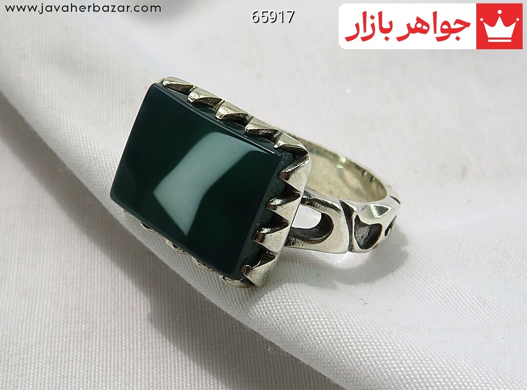 انگشتر نقره عقیق مردانه