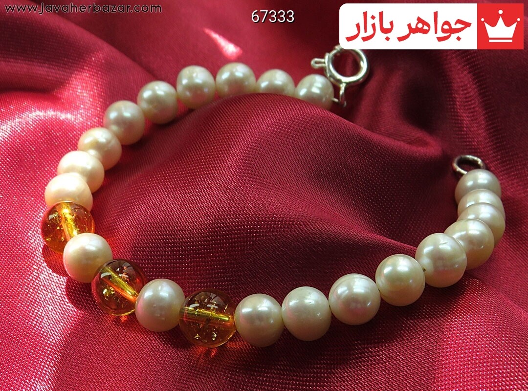 تصویر عکس خرید ، قیمت و خواص دستبند سیترین اصل
