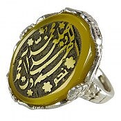 انگشتر نقره عقیق صلوات