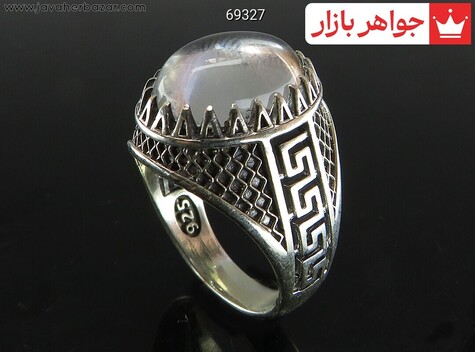 انگشتر نقره در نجف درشت مردانه - 69327