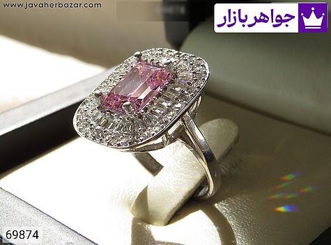 انگشتر نقره طرح ریچل زنانه - 69874