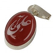 مدال نقره عقیق علی ولی الله