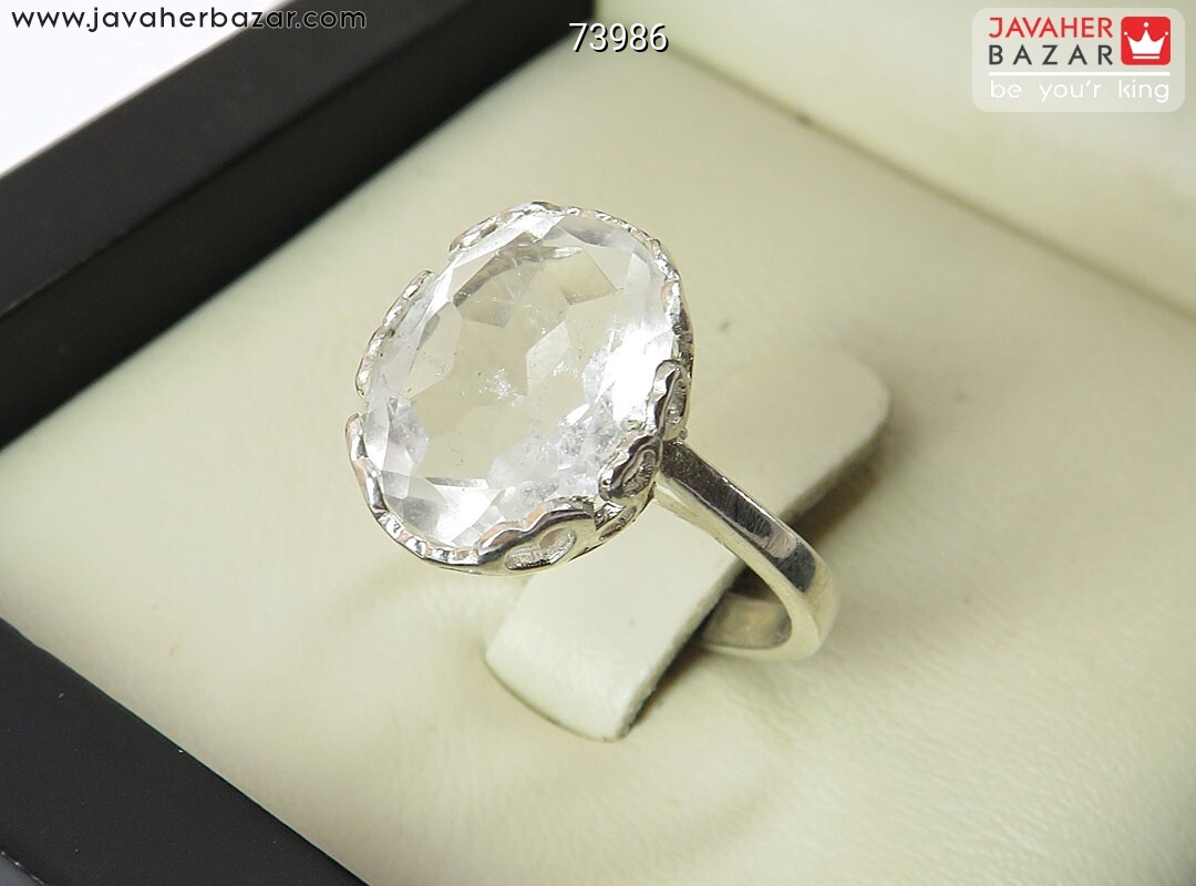 تصویر عکس خرید ، قیمت و خواص انگشتر الماس سفید زنانه اصل