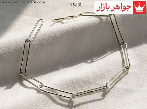 دستبند نقره مینیمال ظریف زنانه دست ساز - 76480