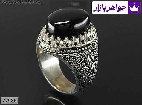 انگشتر عقیق یمنی و یاقوت مردانه دست ساز انگشتر نقره عقیق یمنی و یاقوت مردانه دست ساز - 77985