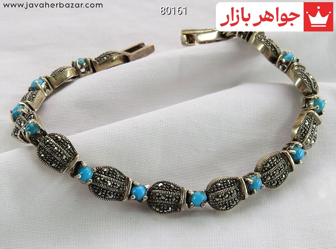 تصویر عکس خرید ، قیمت و خواص دستبند فیروزه نیشابوری زنانه اصل