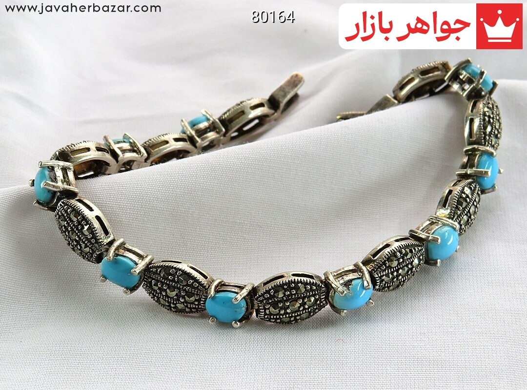 تصویر عکس خرید ، قیمت و خواص دستبند فیروزه زنانه اصل