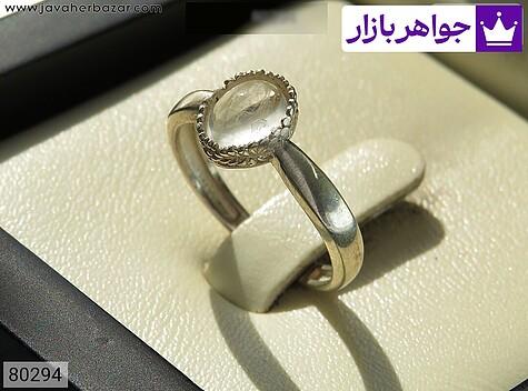 انگشتر نقره در نجف طرح یاسمین زنانه - 80294
