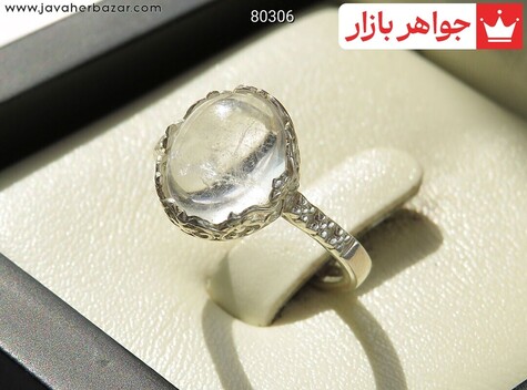 انگشتر نقره در نجف طرح شیما زنانه - 80306