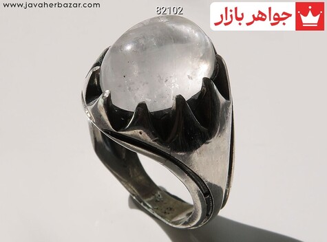 انگشتر نقره در نجف دور چنگ مردانه - 82102