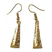 گوشواره برنج طرح منشور
