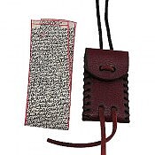 جادعایی کیف چرم طبیعی رنگ های مختلف همراه با حرز امام جواد بر پوست آهو در ساعات سعد