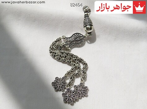 کرکوش نقره طرح گل - 82464