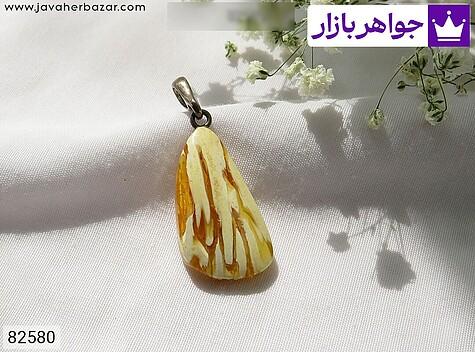 مدال نقره کهربا بولونی لهستان خوش نقش - 82580
