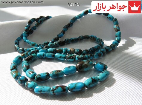 تسبیح فیروزه نیشابوری 101 دانه احیاشده ریز - 83115