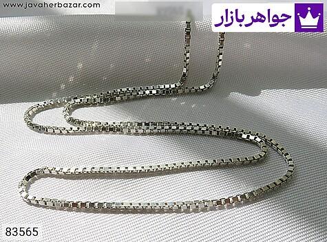 زنجیر نقره 45 سانتی ونیزی زنانه - 83565