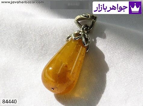 مدال نقره کهربا بولونی لهستان خاص زنانه - 84440