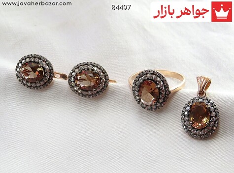 سرویس نقره الکساندریت زولتنایت شیک - 84497