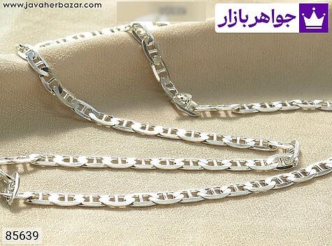 زنجیر نقره 55 سانتی Tفیگارو - 85639