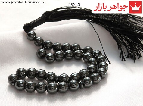 تسبیح حدید صینی 33 دانه گرد - 85848