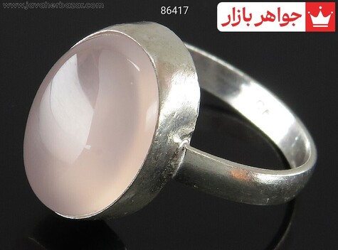 انگشتر نقره عقیق کبود و خاک تربت به همراه حرز امام جواد 